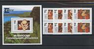 Dominica Paare Dominica Paare 1036-1039, Block 120 postfrisch Pilze MiNr. 1036-1039, Block 120 postfrisch Pilze -