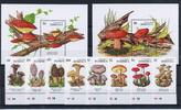 Dominica Dominica 1394-1401, Block 182-183 postfrisch Pilze MiNr. 1394-1401, Block 182-183 postfrisch Pilze -