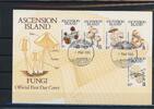 Ascension Ascension 332-336 Pilze Ersttagesbrief/FDC MiNr. 332-336 Pilze Ersttagesbrief/FDC -