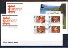 Dominica Dominica 1036-1039, Block 120 Pilze Ersttagesbrief/FDC MiNr. 1036-1039, Block 120 Pilze Ersttagesbrief/FDC -