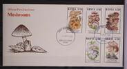Kenia Kenia 486-490 gestempelt als FDC / Pilze MiNr. 486-490 gestempelt als FDC / Pilze -