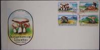 Lesotho Lesotho 411-414 gestempelt als FDC / Pilze MiNr. 411-414 gestempelt als FDC / Pilze -