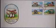 Lesotho Lesotho 411-414 gestempelt als FDC / Pilze MiNr. 411-414 gestempelt als FDC / Pilze -