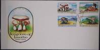 Lesotho Lesotho 411-414 gestempelt als FDC / Pilze MiNr. 411-414 gestempelt als FDC / Pilze -