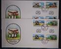 Paare Lesotho Paare Lesotho 411-414 mit ZS gestempelt als FDC / Pilze MiNr. 411-414 mit ZS gestempelt als FDC / Pilze -