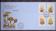 St. Vincent Gr St. Vincent Gr 493-496 gestempelt als FDC / Pilze MiNr. 493-496 gestempelt als FDC / Pilze -