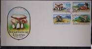 Lesotho Lesotho 411-414 postfrisch als FDC / Pilze MiNr. 411-414 postfrisch als FDC / Pilze -
