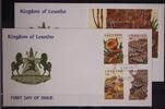 Lesotho Lesotho 777-780 und Block 64 postfrisch als FDC / Pilze MiNr. 777-780 und Block 64 postfrisch als FDC / Pilze -