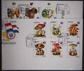 Paraguay Paraguay 3835-3841 und Kleinbogen 3841 postfrisch als FDC / Pilze MiNr. 3835-3841 und Kleinbogen 3841 postfrisch als FDC / Pilze -