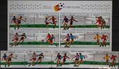 Cook Inseln Cook Inseln 780-787 und Block 116 postfrisch Fußball MiNr. 780-787 und Block 116 postfrisch Fußball -