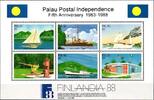 Palau Inseln Palau Inseln Block 3 mit 235-240 postfrisch Schifffahrt MiNr. Block 3 mit 235-240 postfrisch Schifffahrt -