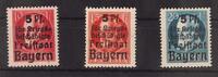 Bayern Bayern 171-173 postfrisch MiNr. 171-173 postfrisch -