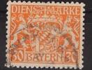 Bayern Dienstmarken Bayern Dienstmarken 22W gestempelt gepr. Infla MiNr. 22W gestempelt gepr. Infla -