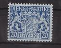 Bayern Dienstmarken Bayern Dienstmarken 20 postfrisch MiNr. 20 postfrisch -