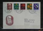 Schweiz Schweiz 687-691 gestempelt als FDC / Blumen MiNr. 687-691 gestempelt als FDC / Blumen -
