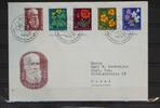 Schweiz Schweiz 687-691 gestempelt als FDC / Blumen MiNr. 687-691 gestempelt als FDC / Blumen -