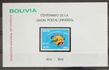 Bolivien Bolivien Block 65 postfrisch UPU MiNr. Block 65 postfrisch UPU -