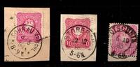 Deutsches Reich Deutsches Reich 41 (3x) gestempelt Stempellot u.a. Sohrau MiNr. 41 (3x) gestempelt Stempellot u.a. Sohrau -