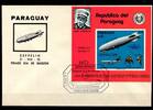 Paraguay Paraguay Block 246 gestempelt auf Brief Luftfahrt MiNr. Block 246 gestempelt auf Brief Luftfahrt -