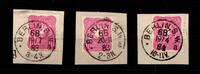 Deutsches Reich Deutsches Reich 41 (3x) gestempelt Stempellot Berlin SW68 MiNr. 41 (3x) gestempelt Stempellot Berlin SW68 -