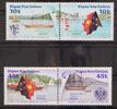 Papua Neuguinea Papua Neuguinea 483-486 postfrisch 2 PaareSchifffahrt MiNr. 483-486 postfrisch 2 PaareSchifffahrt -
