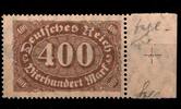 Deutsches Reich Deutsches Reich 222b postfrisch geprüft Infla, Randstück MiNr. 222b postfrisch geprüft Infla, Randstück -