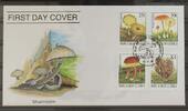Papua Neuguinea Papua Neuguinea 750-753 gestempelt als FDC / Pilze MiNr. 750-753 gestempelt als FDC / Pilze -