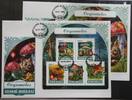 Guinea Bissau Guinea Bissau 9386-9390 und Block 1619 gestempelt Kleinbogen / als FDC MiNr. 9386-9390 und Block 1619 gestempelt Kleinbogen / al -