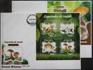 Guinea Bissau Guinea Bissau 7251-7254 und Block 1269 gestempelt Kleinbogen / als FDC MiNr. 7251-7254 und Block 1269 gestempelt Kleinbogen / al -