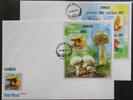Guinea Bissau Guinea Bissau 6924-6927 und Block 1215 gestempelt Kleinbogen / als FDC MiNr. 6924-6927 und Block 1215 gestempelt Kleinbogen / al -