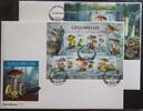 Guinea Bissau Guinea Bissau 6542-6546 und Block 1146 gestempelt Kleinbogen / als FDC MiNr. 6542-6546 und Block 1146 gestempelt Kleinbogen / al -