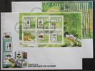 Guinea Guinea 7023-7028 und Block 1765 gestempelt Kleinbogen / als FDC MiNr. 7023-7028 und Block 1765 gestempelt Kleinbogen / als FDC -