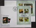 Guinea Guinea 12156-12159 und Block 2727 gestempelt Kleinbogen / als FDC MiNr. 12156-12159 und Block 2727 gestempelt Kleinbogen / als F -