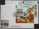 Guinea Guinea 11916-11919 und Block 2679 gestempelt Kleinbogen / als FDC MiNr. 11916-11919 und Block 2679 gestempelt Kleinbogen / als F -