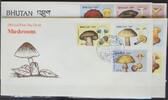 Bhutan Bhutan 1145-1156 gestempelt als FDCC / Pilze MiNr. 1145-1156 gestempelt als FDCC / Pilze -