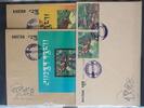 Bhutan Bhutan 569-574 und Block 61 und 62 gestempelt als FDC / Pilze MiNr. 569-574 und Block 61 und 62 gestempelt als FDC / Pilze -
