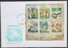 Mali Mali 2410-2415 gestempelt Kleinbogen / als FDC MiNr. 2410-2415 gestempelt Kleinbogen / als FDC -