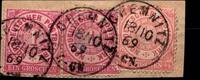 Norddeutscher Bund Norddeutscher Bund 16 (2x) und 15 gestempelt auf Briefstück MiNr. 16 (2x) und 15 gestempelt auf Briefstück -