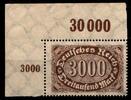 Deutsches Reich Deutsches Reich 254b postfrisch Eckrand, Typenprüfung MiNr. 254b postfrisch Eckrand, Typenprüfung -