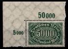 Deutsches Reich Deutsches Reich 256 POR postfrisch Eckrand, links oben MiNr. 256 POR postfrisch Eckrand, links oben -