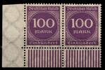 Deutsches Reich Deutsches Reich 268b postfrisch Eckrand-Paar unten links MiNr. 268b postfrisch Eckrand-Paar unten links -