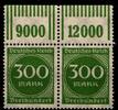 Deutsches Reich Deutsches Reich 270 WOR postfrisch Oberrand-Paar, WOR 2/9/2 und 1/11/1 MiNr. 270 WOR postfrisch Oberrand-Paar, WOR 2/9/2 und 1/1 -