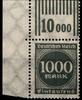 Deutsches Reich Deutsches Reich 273 WOR postfrisch Eckrand oben links, WOR 2/9/2 MiNr. 273 WOR postfrisch Eckrand oben links, WOR 2/9/2 -