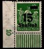 Deutsches Reich Deutsches Reich 279b postfrisch Eckrand unten links MiNr. 279b postfrisch Eckrand unten links -