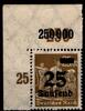 Deutsches Reich Deutsches Reich 283POR postfrisch Eckrand oben links MiNr. 283POR postfrisch Eckrand oben links -