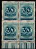 Deutsches Reich Deutsches Reich 285 postfrisch Unterrand 4er Block MiNr. 285 postfrisch Unterrand 4er Block -