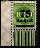 Deutsches Reich Deutsches Reich 288 postfrisch Eckrand unten links MiNr. 288 postfrisch Eckrand unten links -