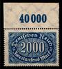 Deutsches Reich Deutsches Reich 253POR postfrisch MiNr. 253POR postfrisch -