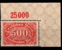 Deutsches Reich Deutsches Reich 251POR postfrisch Eckrand oben rechts MiNr. 251POR postfrisch Eckrand oben rechts -