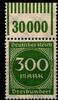 Deutsches Reich Deutsches Reich 270WOR postfrisch 1/11/1 MiNr. 270WOR postfrisch 1/11/1 -